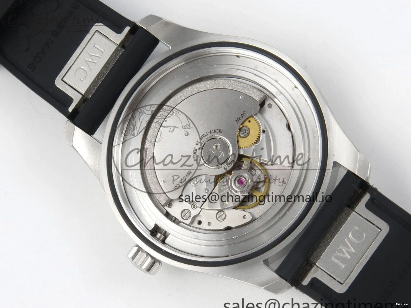 MIROTIME 0320 SunProtective Pilot Mark XX BLSF SS 1:1 Best Edition White Dial on Black Rubber Strap MIYOTA 6995